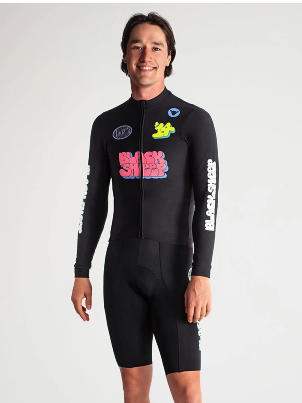 LIMITED EDITION BLACK SHEEP THERMAL LONG SLEEVE JERSEY SIZE LARGE